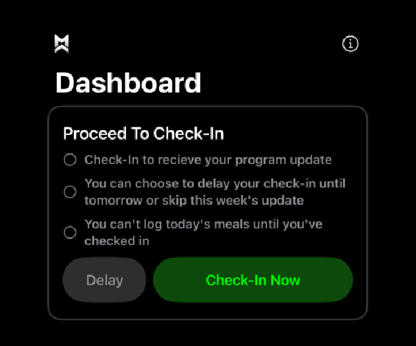 Dashboard Check-In - Macro Chief