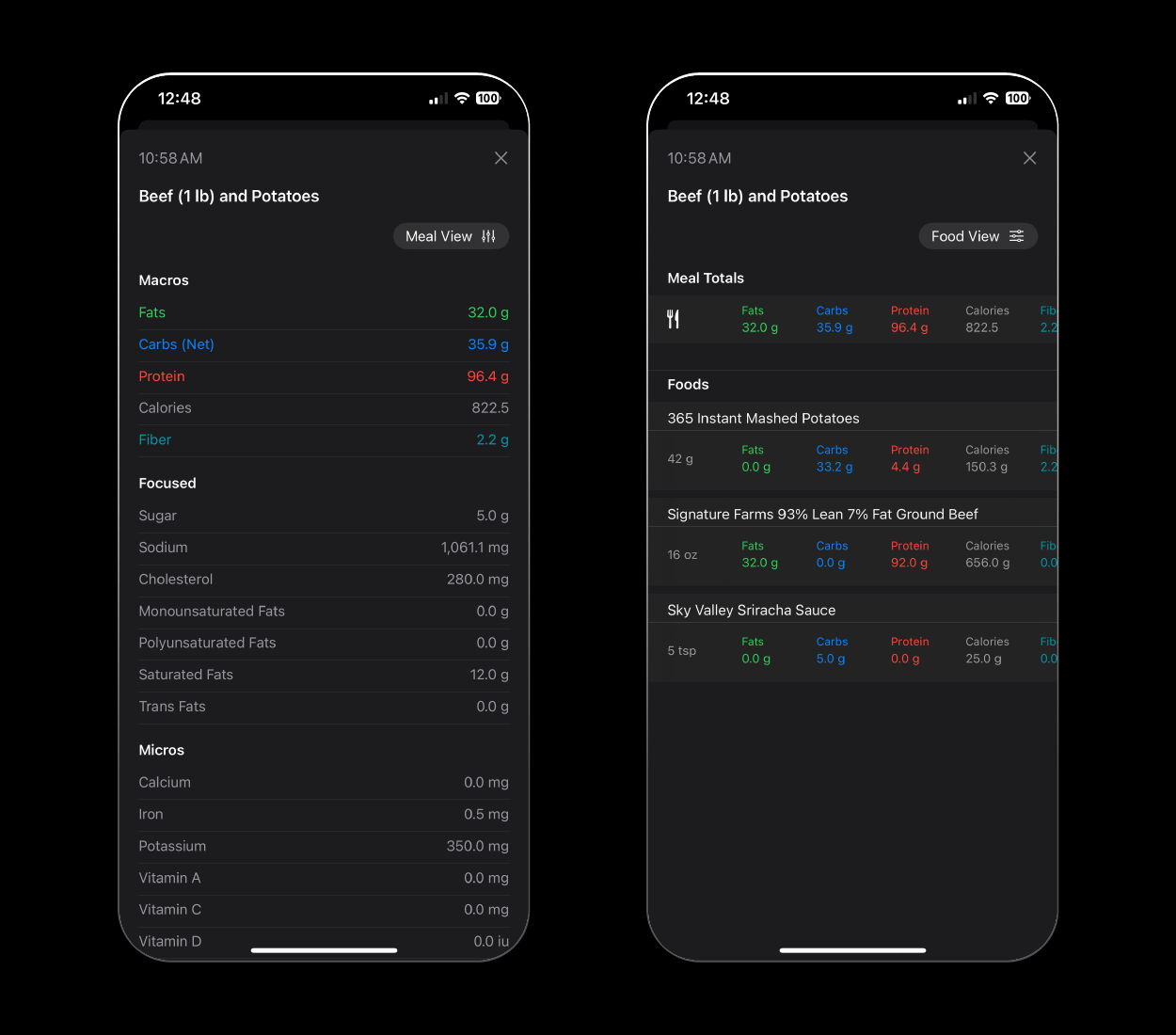 Macro Chief Full Nutrition Sheet