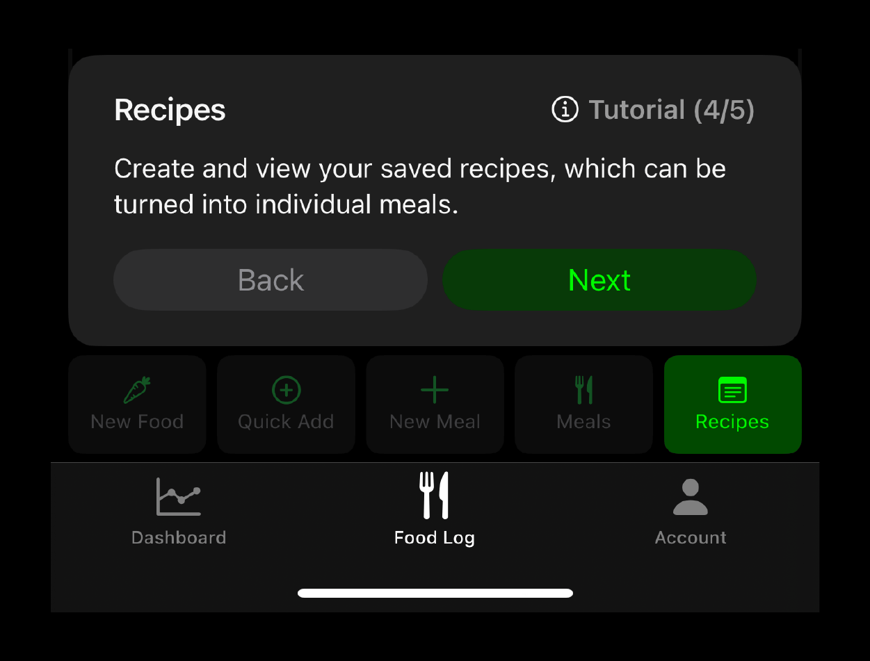 Macro Chief Recipes Button